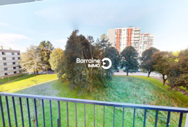 A VENDRE   BREST   QUIZAC   APPARTEMENT T4 75,94 M²    DEUX CHAMBRES   BALCON   PARKING SOUS TERRAIN