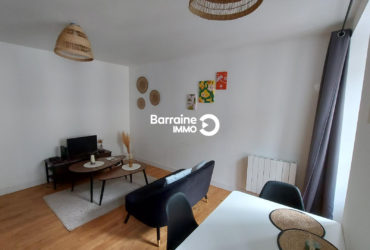 MORLAIX : appartement meublé 2 pièces (37 m²) en location- entièrement rénové