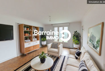 EXCLUSIVITÉ   A VENDRE   BREST   PETIT PARIS   APPARTEMENT T4 72.75M²   ASCENSEUR   3 CHAMBRES   STATIONNEMENT