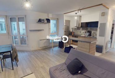 EXCLUSIVITÉ BREST RECOUVRANCE PROCHE BAS DE SIAM APT T1Bis de 52 m² PARKING ASCENSEUR BALCON